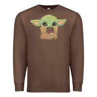 Chestnut Baby yoda Premium Sweatshirt - StudioElite