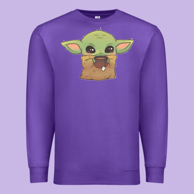Baby Yoda Premium Sweatshirt Designed By Studioelite