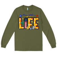 Army Green name tribute to first responder dispatchers Long Sleeve Tee - CowhideDigitalArt