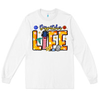 White name tribute to first responder dispatchers Long Sleeve Tee - CowhideDigitalArt