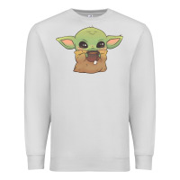 Dove Grey Baby yoda Premium Sweatshirt - StudioElite