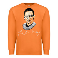 Carrot rbg ruth bader ginsburg feminist t shirt   signature art Premium Sweatshirt - StudioElite
