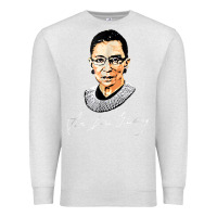 Oatmeal Heather rbg ruth bader ginsburg feminist t shirt   signature art Premium Sweatshirt - StudioElite