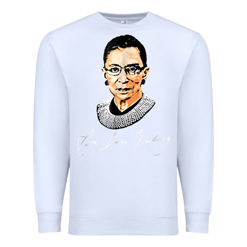 Rbg Ruth Bader Ginsburg Feminist T Shirt   Signature Art Premium Sweatshirt by StudioElite | Teevron