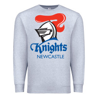 Heather Grey newcastle knights Premium Sweatshirt - StudioElite