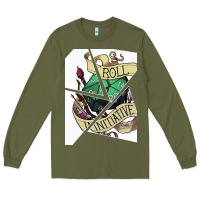 Army Green ROLL INITIATIVE Long Sleeve Tee - Bettercallsaul