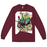 Burgundy ROLL INITIATIVE Long Sleeve Tee - Bettercallsaul
