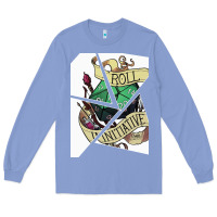 Colony Blue ROLL INITIATIVE Long Sleeve Tee - Bettercallsaul
