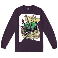Plum ROLL INITIATIVE Long Sleeve Tee - Bettercallsaul