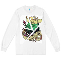 White ROLL INITIATIVE Long Sleeve Tee - Bettercallsaul