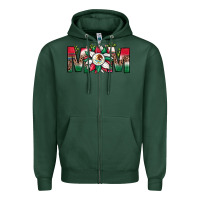 Sports Green mexican flag sunflower mom leopard Zipper Hoodie - JahusDesignShop