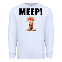 White Beaker MEEP Premium Sweatshirt - StudioElite