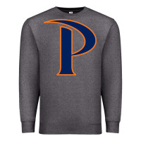 Charcoal Heather pepperdine waves Premium Sweatshirt - StudioElite