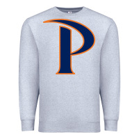 Heather Grey pepperdine waves Premium Sweatshirt - StudioElite