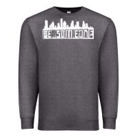 Charcoal Heather be someone h town houston texas skyline. t shirt Premium Sweatshirt - StudioElite