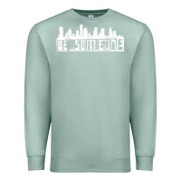 Seafoam be someone h town houston texas skyline. t shirt Premium Sweatshirt - StudioElite
