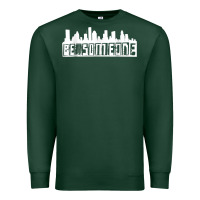 Sports Green be someone h town houston texas skyline. t shirt Premium Sweatshirt - StudioElite