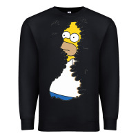 Black Homer In Hedges Classic Premium Sweatshirt - StudioElite