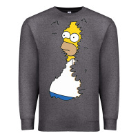Charcoal Heather Homer In Hedges Classic Premium Sweatshirt - StudioElite