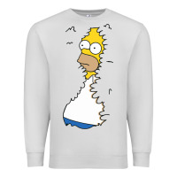 Dove Grey Homer In Hedges Classic Premium Sweatshirt - StudioElite