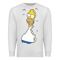 Oatmeal Heather Homer In Hedges Classic Premium Sweatshirt - StudioElite