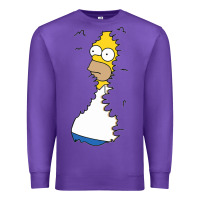 Purple Homer In Hedges Classic Premium Sweatshirt - StudioElite