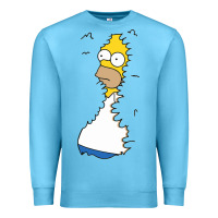 Ocean Blue Homer In Hedges Classic Premium Sweatshirt - StudioElite