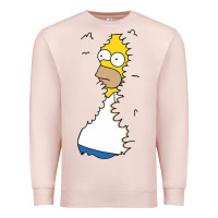 Pale Pink Homer In Hedges Classic Premium Sweatshirt - StudioElite