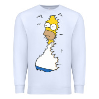 White Homer In Hedges Classic Premium Sweatshirt - StudioElite