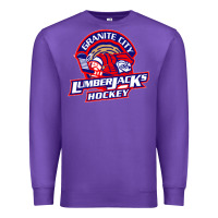 Purple granite city lumberjacks hockey Premium Sweatshirt - StudioElite