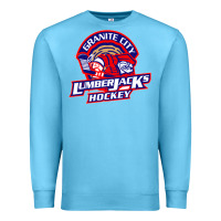 Ocean Blue granite city lumberjacks hockey Premium Sweatshirt - StudioElite