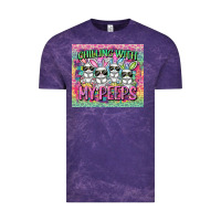 Cloud Purple chilling with my peeps Vintage Tee - FaDigitalArtStudio