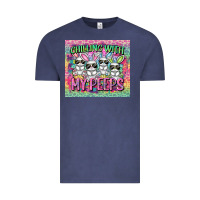 Vintage Denim chilling with my peeps Vintage Tee - FaDigitalArtStudio