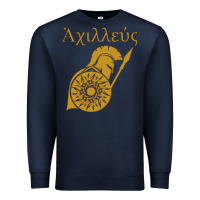 Navy achilles son of peleus Premium Sweatshirt - StudioElite