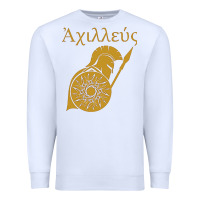 White achilles son of peleus Premium Sweatshirt - StudioElite