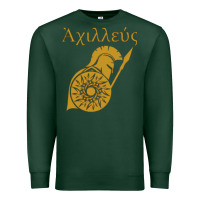 Sports Green achilles son of peleus Premium Sweatshirt - StudioElite