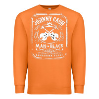 Carrot johnny cash man in black Premium Sweatshirt - StudioElite