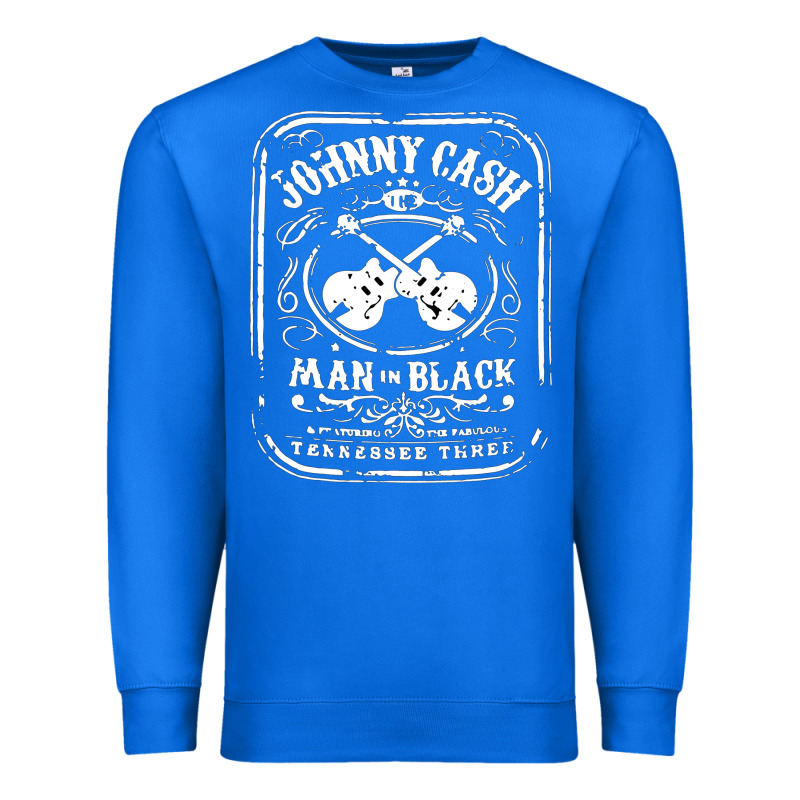 Johnny Cash Man In Black Premium Sweatshirt by StudioElite | Teevron