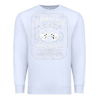 White johnny cash man in black Premium Sweatshirt - StudioElite