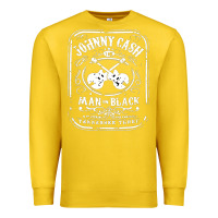 Lemon johnny cash man in black Premium Sweatshirt - StudioElite