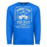 Johnny Cash Man In Black Premium Sweatshirt | Teevron