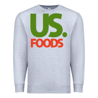 Heather Grey us foods design Premium Sweatshirt - StudioElite