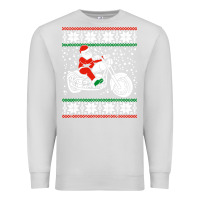 Dove Grey santa ridin motocycle Premium Sweatshirt - StudioElite
