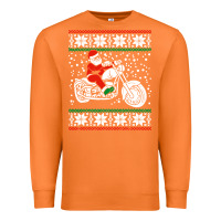 Carrot santa ridin motocycle Premium Sweatshirt - StudioElite