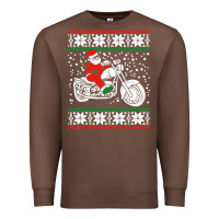Chestnut santa ridin motocycle Premium Sweatshirt - StudioElite