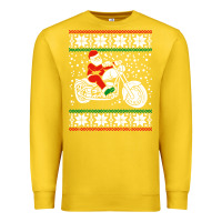 Lemon santa ridin motocycle Premium Sweatshirt - StudioElite