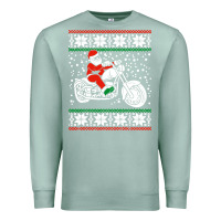 Seafoam santa ridin motocycle Premium Sweatshirt - StudioElite