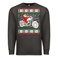 Smoke santa ridin motocycle Premium Sweatshirt - StudioElite
