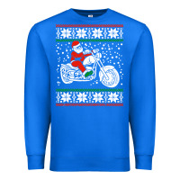 True Royal santa ridin motocycle Premium Sweatshirt - StudioElite