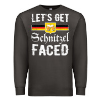 Smoke lets get schnitzel faced men women vintage oktoberfest t shirt Premium Sweatshirt - StudioElite